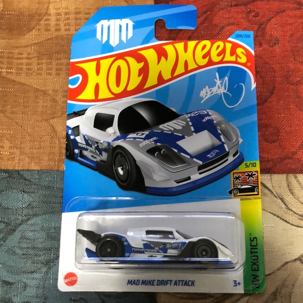 🛍️5/$20🛍️BNIB HOTWHEELS Mad Mike, Drift Attack
